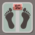 weight scale 90 kilogram Royalty Free Stock Photo