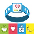 Weight and smartwatch to meter rhythm cardiac