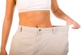 Weightloss Proof Royalty Free Stock Photo