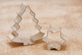 Weihnachtsausstecher | Christmas cookie cutters Royalty Free Stock Photo