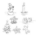 Collection of some cute Christmas Symbols