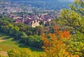 Weikersheim in autumn colours Royalty Free Stock Photo