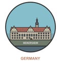 Weikersheim. Cities and towns in Germany Royalty Free Stock Photo