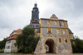 Weimar castle tower front gate entrance view unesco Germany