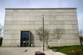 Weimar, Germany - April 7, 2024: Bauhaus Museum Weimar, a museum dedicated to the German art school that combined crafts and the Royalty Free Stock Photo