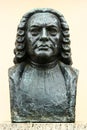 Weimar, Germany - April 7, 2024: Monument to the famous German composer and organist Johann Sebastian Bach, who lived for nine