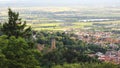 Weinheim at mountain road (an der bergstraÃÅ¸e), top view