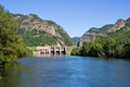 Weir near the Cozia monastery, Romania Royalty Free Stock Photo