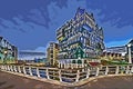 Inntel Hotel in Zaamdam illustration Royalty Free Stock Photo