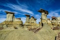 Rock formations at the Ah-shi-sle-pah Wash, Wilderness Study Area, New Mexico