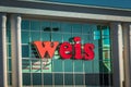 Weis Market Grocery Store Exterior Sign Royalty Free Stock Photo