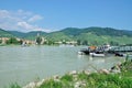 Weissenkirchen,Danube River,Wachau Valley,Austria Royalty Free Stock Photo