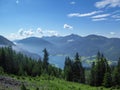 Weissensee - An idyllic, spring view on a lake in Alps Royalty Free Stock Photo