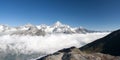 Weisshorn in Alps, Switzerland Royalty Free Stock Photo