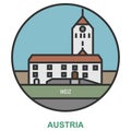 Weiz. Cities and towns in Austria Royalty Free Stock Photo