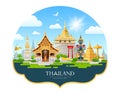Welcom to Travel Thailand building landmark beautiful background