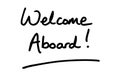 Welcome Aboard Royalty Free Stock Photo