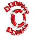 Welcome aboard Royalty Free Stock Photo