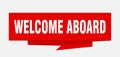 welcome aboard Royalty Free Stock Photo