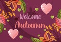 Welcome autumn leaves season image