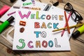 Welcome back to school Royalty Free Stock Photo