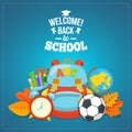 Welcome back to school Royalty Free Stock Photo