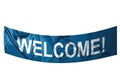 Welcome banner