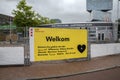 Welcome Billboard GGD At The Rai Complex At Amsterdam The Netherlands 11-7-2022 Royalty Free Stock Photo