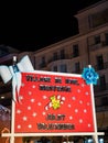 Welcome board to the Christmas village
