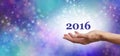 Welcome 2016 Celebration Banner Royalty Free Stock Photo