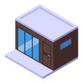 Welcome glamping icon isometric vector. Nature tent