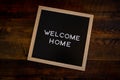 Welcome Home Centered Royalty Free Stock Photo