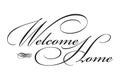 Welcome Home Type Royalty Free Stock Photo