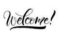 Welcome Lettering