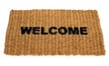 Welcome mat Royalty Free Stock Photo