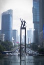 Welcome monument in downtown Jakarta