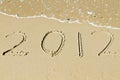 The welcome of the new year 2012 Royalty Free Stock Photo