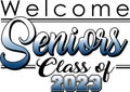 Welcome seniors class of 2023 dark blue