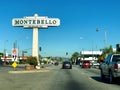 Welcome Sign for the City of Montebello, California, USA Royalty Free Stock Photo