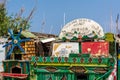 Welcome sign at the quirky Duck Village in Gzira