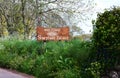 Welcome sign for Sharpham Estate England Royalty Free Stock Photo