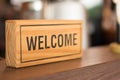 Welcome sign. Royalty Free Stock Photo