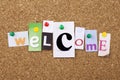 Welcome Sign Royalty Free Stock Photo