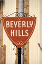 Welcome sign to Beverly Hills