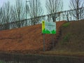 Welcome sign to Sint-Pieters-Leeuw in Belgium