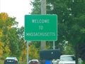 Welcome Signage to Massachusetts