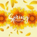 Welcome spring background