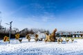 The architectural scene of the 12th China Jilin Changchun Winter Agricultural Expo Royalty Free Stock Photo