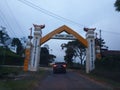 welcome statue at west java district