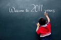 Welcome to 2011 years Royalty Free Stock Photo